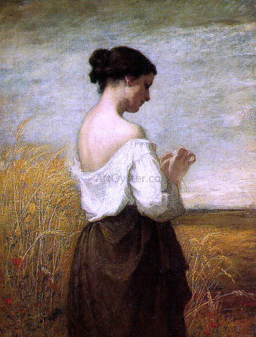  William Morris Hunt Peasant Girl - Art Print