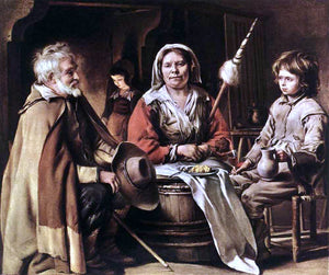  Louis Le Nain Peasant Interior - Art Print