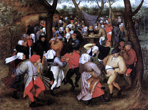  The Younger Pieter Brueghel Peasant Wedding Dance - Art Print