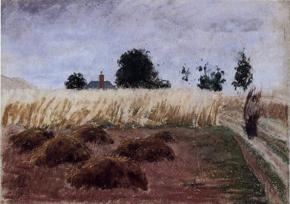  Camille Pissarro Peasant Woman on a Country Road - Art Print