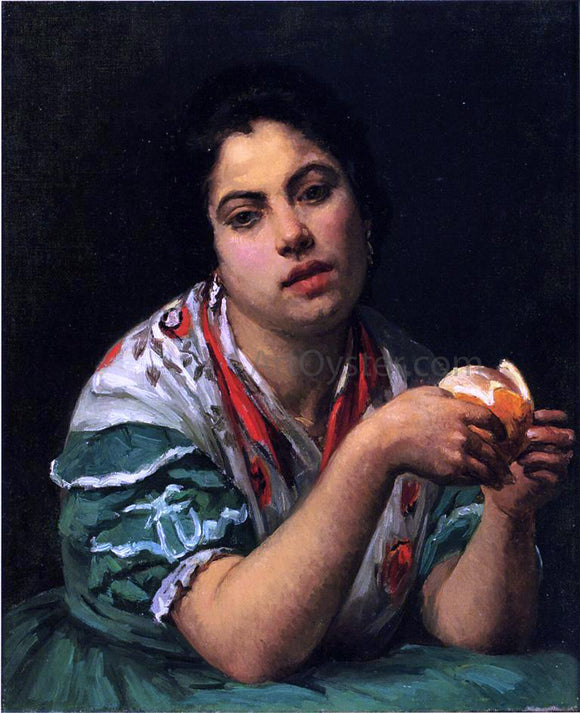  Mary Cassatt Peasant Woman Peeling an Orange - Art Print