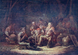 Benjamin Gerritsz Cuyp Peasants in the Tavern - Art Print
