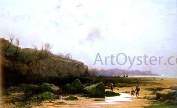  Gustave Castan Pecheurs A Douarnenez - Art Print