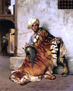  Jean-Leon Gerome Pelt Merchant, Cairo - Art Print