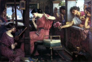  John William Waterhouse Penelope and the Suitors - Art Print