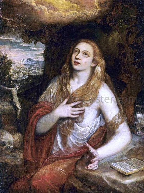  Domenico Robusti Penitent Magdalene - Art Print