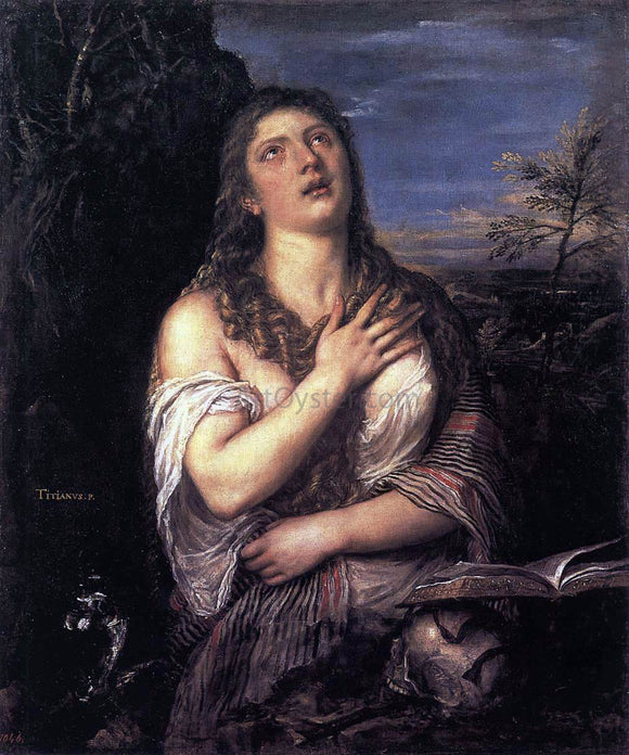  Titian Penitent St Mary Magdalene - Art Print