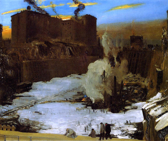  George Wesley Bellows Pennsylvania Station Excavation - Art Print