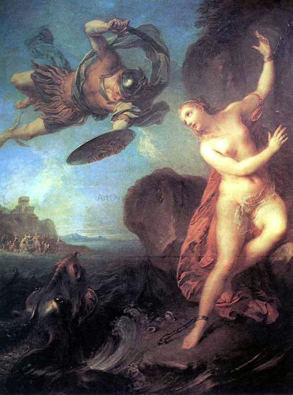  Francois Lemoyne Perseus and Andromeda - Art Print