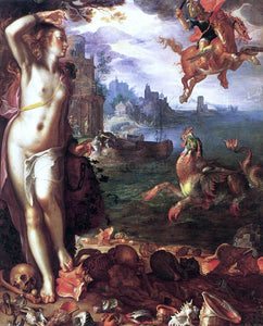  Joachim Wtewael Perseus and Andromeda - Art Print