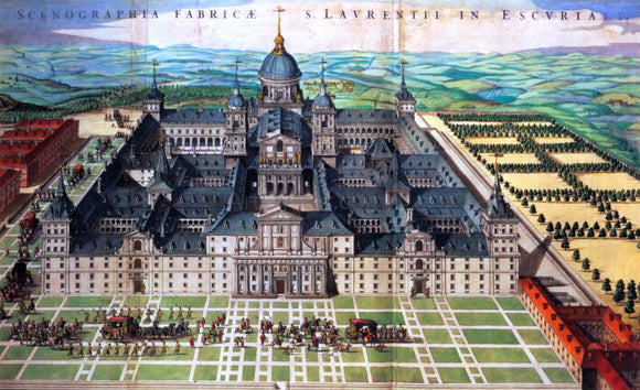  Juan De Herrera Perspective view of San Lorenzo de El Escorial - Art Print