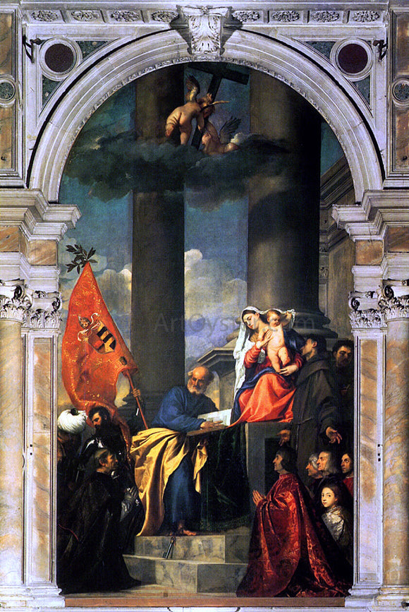  Titian Pesaros Madonna - Art Print