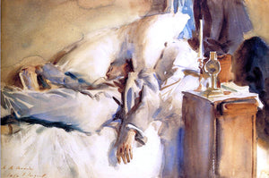  John Singer Sargent Peter Harrison Asleep - Art Print