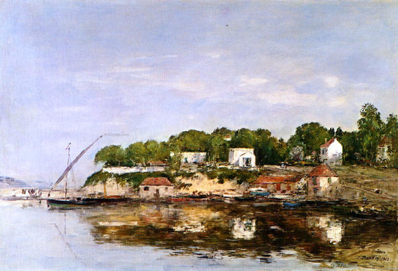  Eugene-Louis Boudin Petit Port de Saint-Jean near Villefranche - Art Print