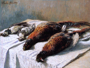  Claude Oscar Monet Pheasants and Plovers - Art Print