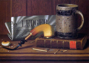 William Michael Harnett Philadelphia Public Ledger, March 2, 1880 - Art Print