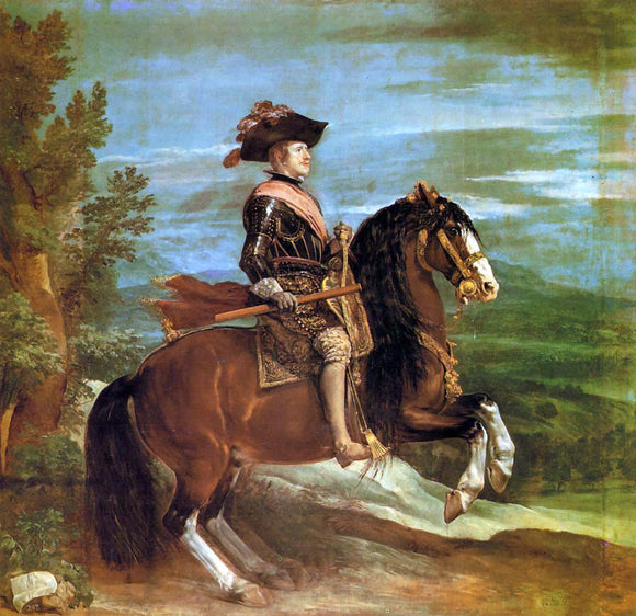  Diego Velazquez Philip IV on Horseback - Art Print