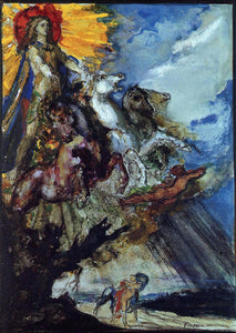  Gustave Moreau Phoebus and Boreas - Art Print