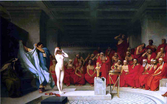  Jean-Leon Gerome Phyrne before the Areopagus - Art Print