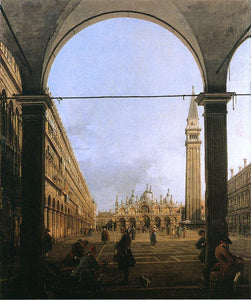  Canaletto Piazza San Marco, Looking East - Art Print