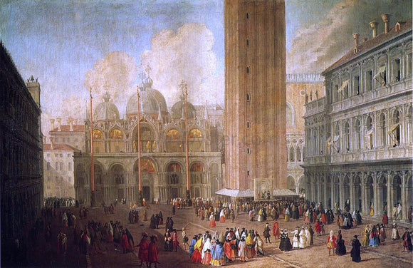  Luca Carlevaris Piazza San Marco, Looking East - Art Print