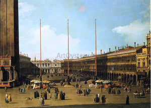  Canaletto Piazza San Marco, Looking Towards San Geminiano - Art Print