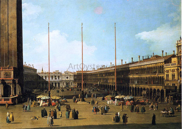  Canaletto Piazza San Marco, Looking Towards San Geminiano - Art Print