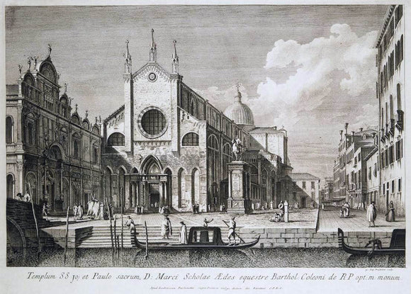  Antonio Visentini Piazza Santi Giovanni e Paolo - Art Print
