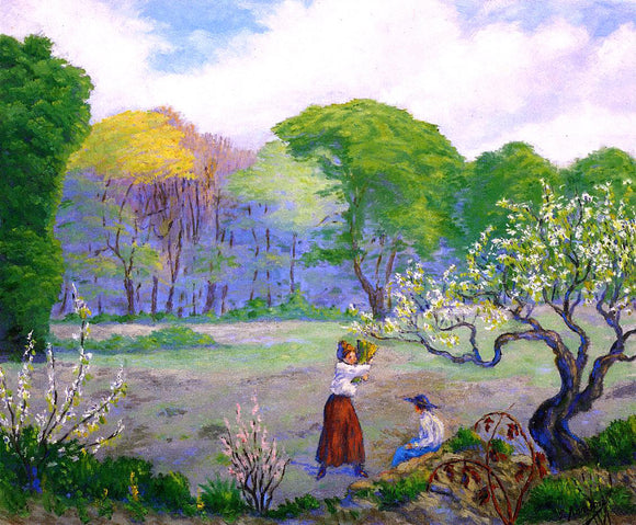  Paul Ranson Picking Flowers - Art Print