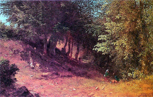  Albert Fitch Bellows Picnic in a Summer Landscape - Art Print