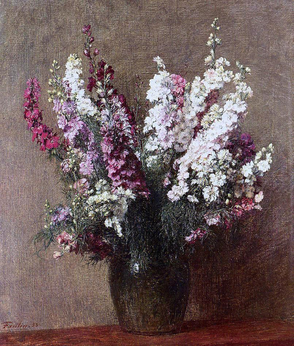  Henri Fantin-Latour Pieds d'Allouette - Art Print