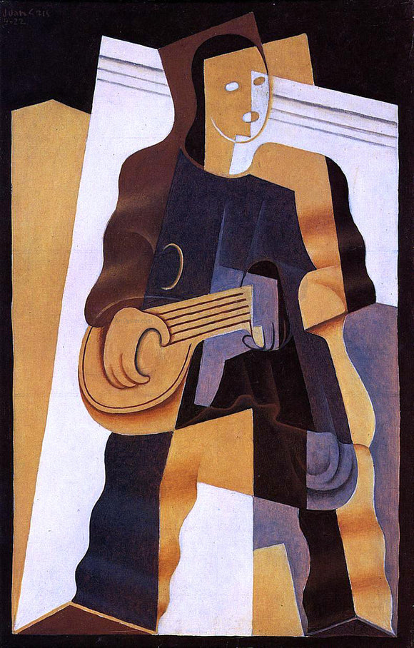  Juan Gris Pierrot - Art Print