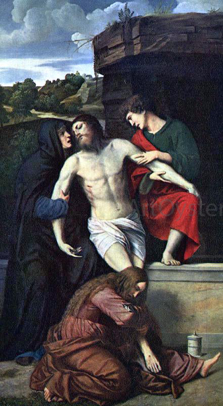  Moretto Da Brescia Pieta - Art Print