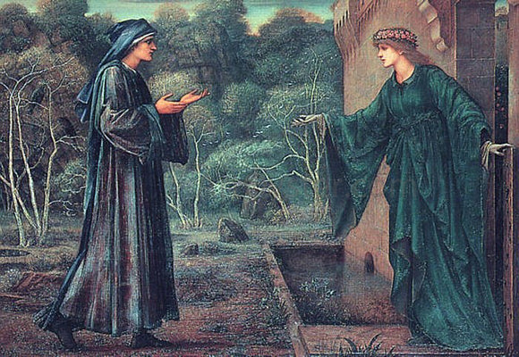  Sir Edward Burne-Jones Pilgrim at the Gate of Idleness - Art Print