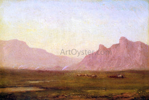  John Williamson Pink Mountains - Art Print