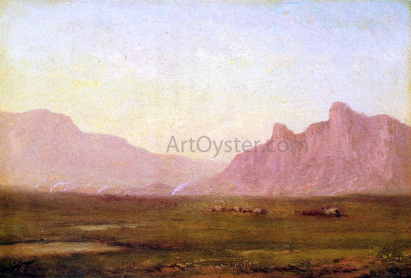  John Williamson Pink Mountains - Art Print