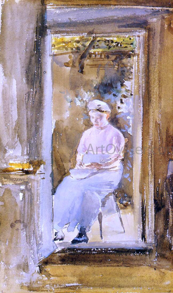  James McNeill Whistler Pink Note: Shelling Peas - Art Print