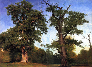  Albert Bierstadt Pioneers of the Woods - Art Print