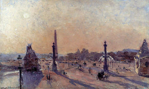  Albert Lebourg Place de la Concord - Art Print