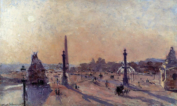  Albert Lebourg Place de la Concord - Art Print