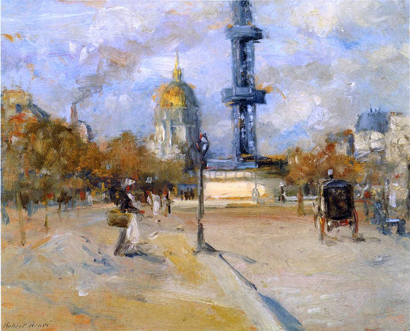  Robert Henri Place in Paris - Art Print