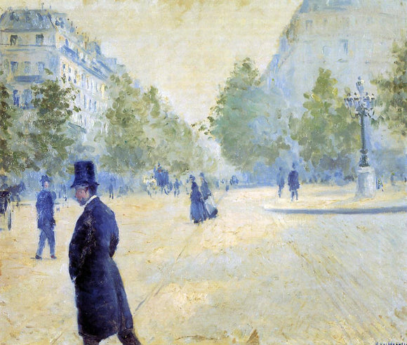  Gustave Caillebotte Place Saint-Augustin, Misty Weather - Art Print