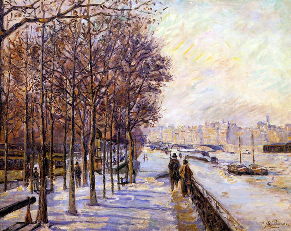  Armand Guillaumin Place Valhubert - Art Print