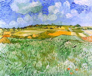  Vincent Van Gogh Plain near Auvers - Art Print