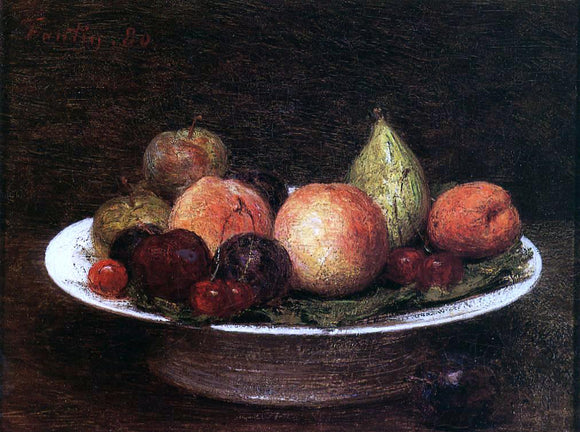  Henri Fantin-Latour Plate of Fruit - Art Print