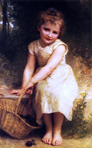  William Adolphe Bouguereau Plums (also known as Les Prunes) - Art Print