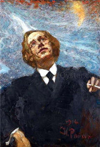  Ilia Efimovich Repin Poet-futurist (portrait of Vladimir Vladimirovich Mayakovsky) - Art Print