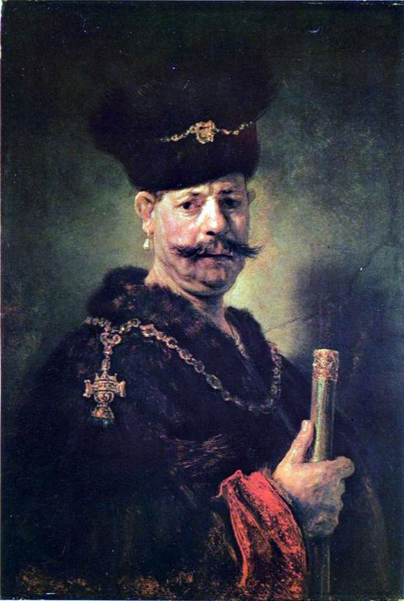  Rembrandt Van Rijn Polish Nobleman - Art Print