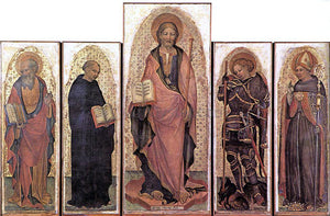  Michele Giambono Polyptych of St James - Art Print