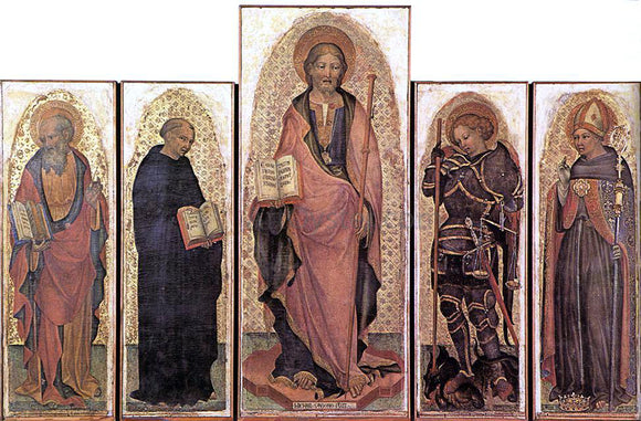  Michele Giambono Polyptych of St James - Art Print